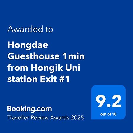 Hongdae Guesthouse 1Min From Hongik Uni Station Exit #1 Seoul Exteriör bild