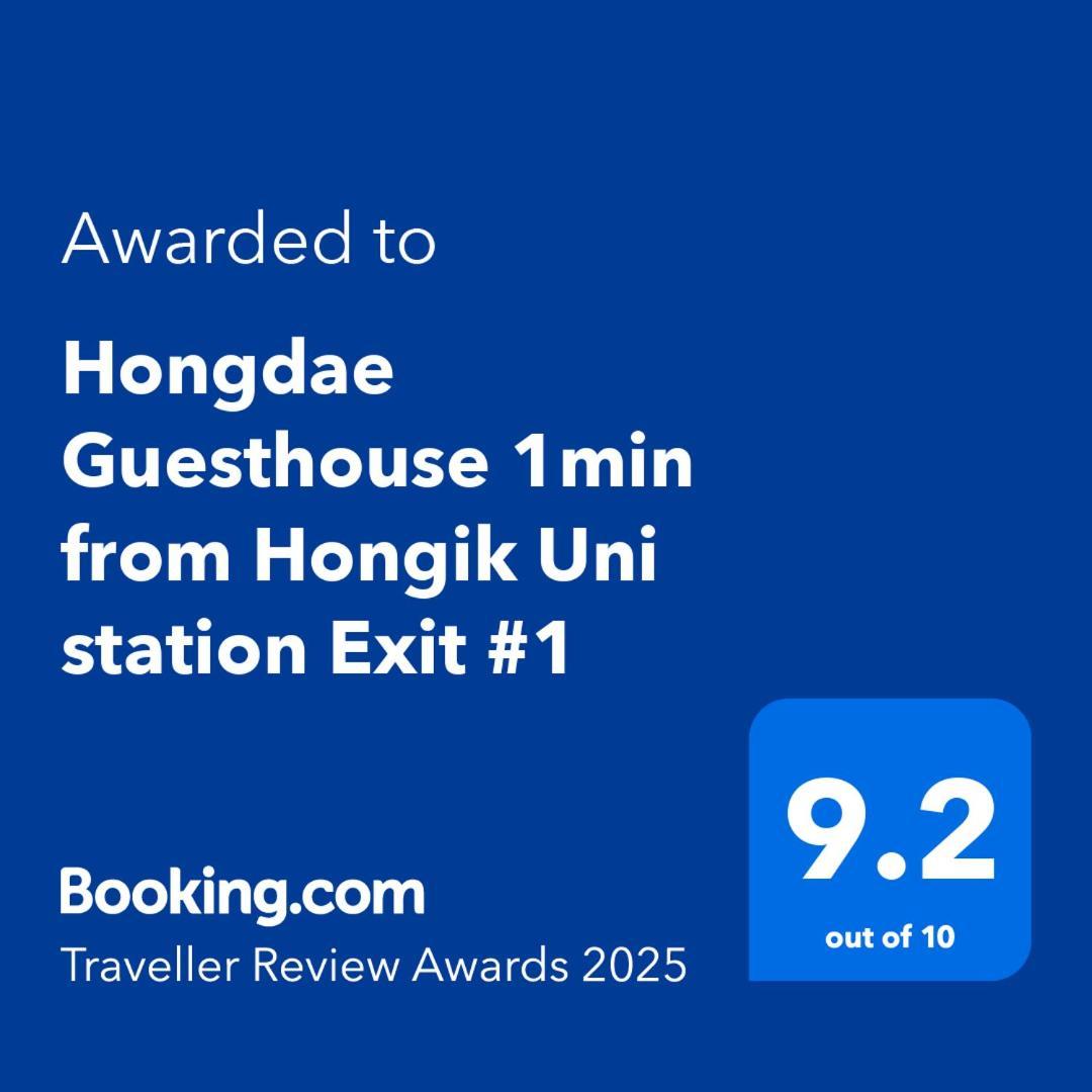 Hongdae Guesthouse 1Min From Hongik Uni Station Exit #1 Seoul Exteriör bild